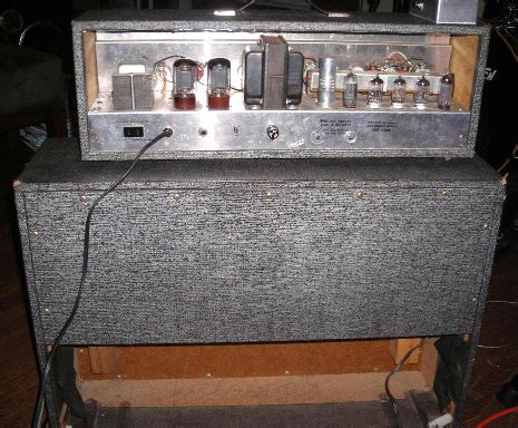 Silvertone 1484 rebuild.  Channel one is normal while channel two offers a swi...
