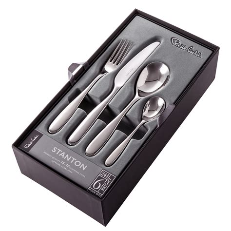 Silverware Flatware Cutlery Set - Stainless Steel 24 Pc …