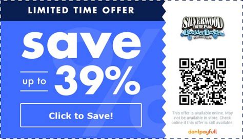 Silverwood Coupons & Promo Codes: $5 Off March 2024