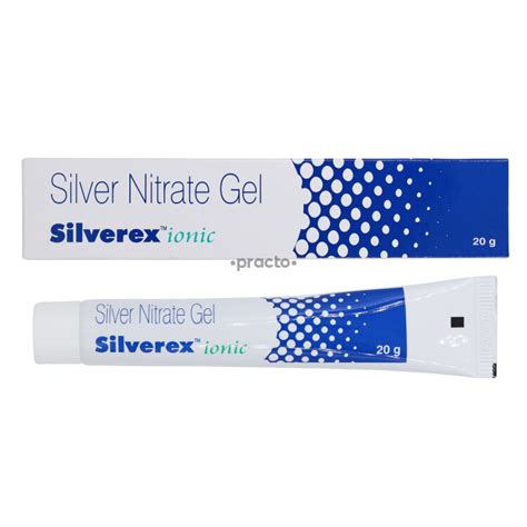 Sep 17, 2021 · Silverex Ionic Gel is an antiseptic medicine that contains silver nitrate. It is used externally to prevent infection at wounds and to treat tissue infections. It can also cauterize (burn) bleeding tissue and help scab formation to stop the bleeding in a minor skin wound. It is used in creams and ointments to help remove warts or skin tags. Silverex Ionic Gel may cause some side effects like ... . 