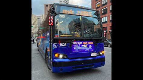 The first stop of the SIM26 bus route is Hylan Bl/Bedell Av and the last stop is E 57 St/Lexington Av. SIM26 (Midtown Via 42 St Via Madison Av) is operational during weekdays. Additional information: SIM26 has 26 stops and the total trip duration for this route is approximately 87 minutes. . 
