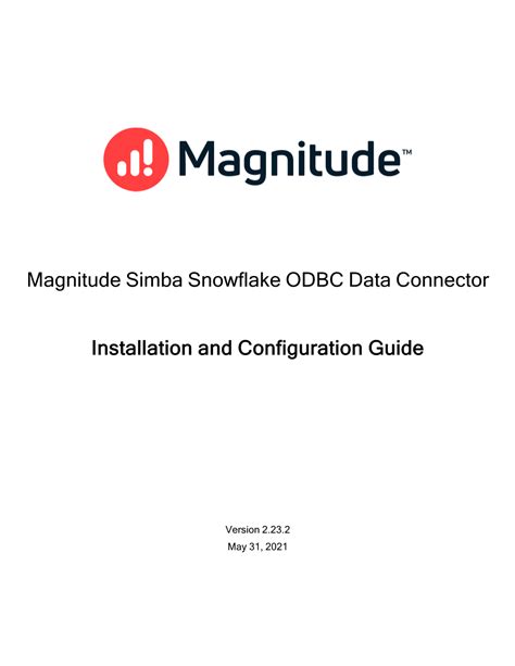 Simba snowflake odbc driver.  About This Guide Purpose The Magnitude Simba Snowflake ODBC Data...