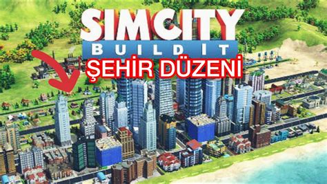 Simcity şehir düzeni