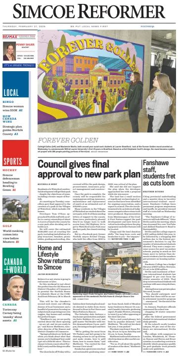 Simcoe reformer obituaries.  Published in the Simcoe Reformer on March 27, 2025. ...