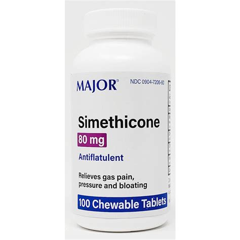 Simethicone is a medication used in the mana