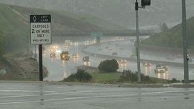 Rainfall in Los Angeles was recorded at 5.4 inches in 24 hours, per t