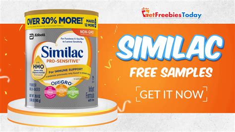 Similac free samples. Pure Bliss by Similac * infant formula is gentle nutrition modeled after breast milk that has been imported from Europe since 2016. Our complete nutrition formula contains no artificial growth hormones † or antibiotics and is non-GMO. ‡ Pure Bliss also has DHA and ARA, nutrients like those found in breast milk that support brain and eye development. It is … 