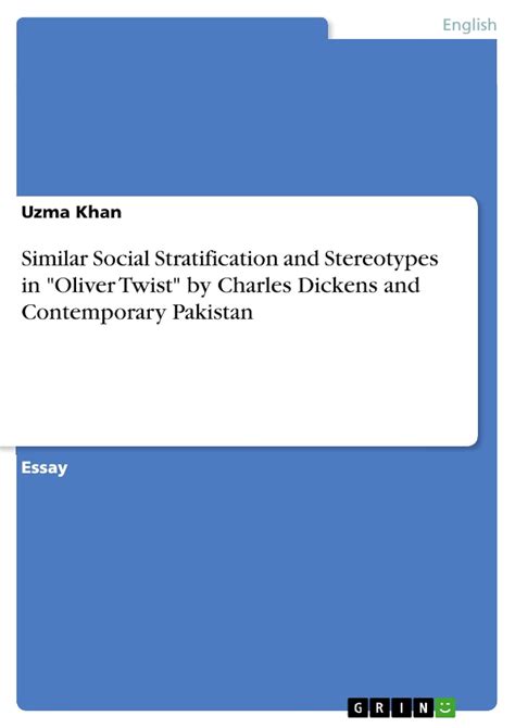 Similar Social Stratification and Stereotypes in "Oliver Twist" by ...