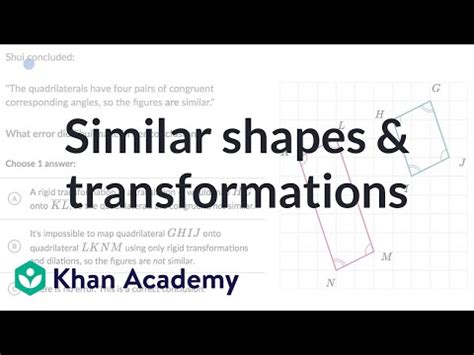 Similarity And Transformations Answers
