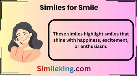 Simile for smile.  But sometimes, putting that feeling into words can be tricky.  Perfect for...