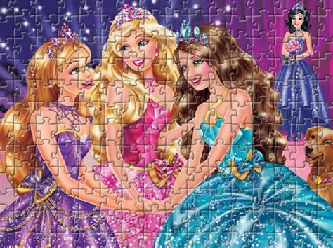Simli Barbie Yapbozu Puzzle Oyna. 