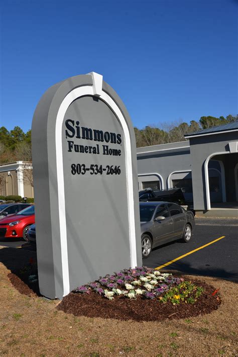 Simmons funeral home orangeburg. Obituary For Mr. Joseph Goodwin Funeral services for Mr. Joseph Goodwin, 63, of 22 Granny Court, Orangeburg, will be held 2:30pm, Monday, February 19, 2024, at Simmons Funeral Home and Crematory Chape 