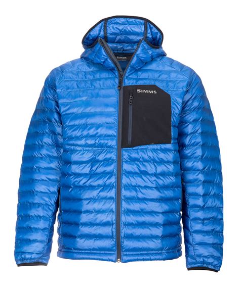 Simms ExStream Hooded Jacket rich blue Insulation Jackets