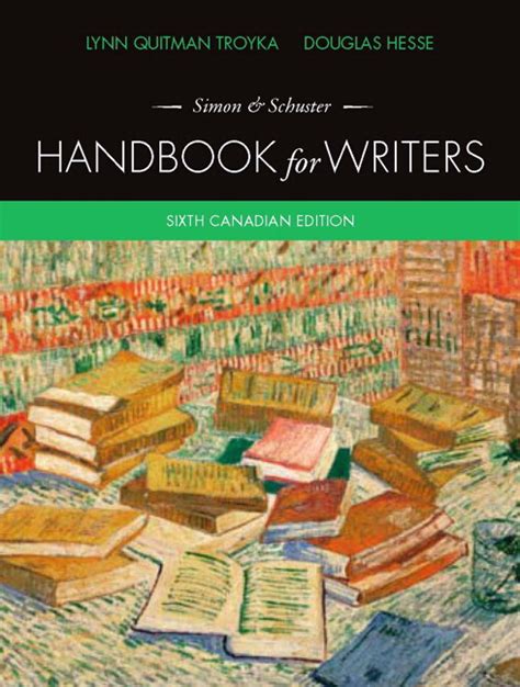Simon schuster handbook for writers sixth canadian edition. - Drei gutachten über die beantragte revision des 30. hauptstückes im ii. theile des a. b. gesetzbuches.