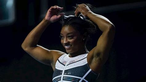 Simone Biles wins 6th all-around title at worlds to become most decorated gymnast in history
