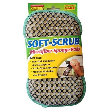 Simoniz Soft-scrub Microfiber Sponge Pads