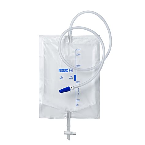 Simpla® S4 bedside drainage bag with tap - Coloplast