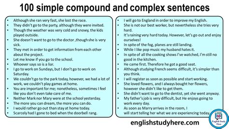 Simple, Compound and Complex Sentences EVERYTHING ABOUT ENGLISH FOR