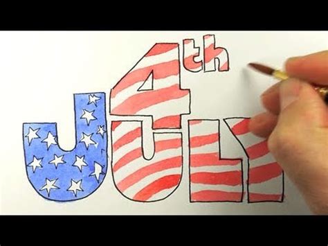 Simple 4th Of July Drawings