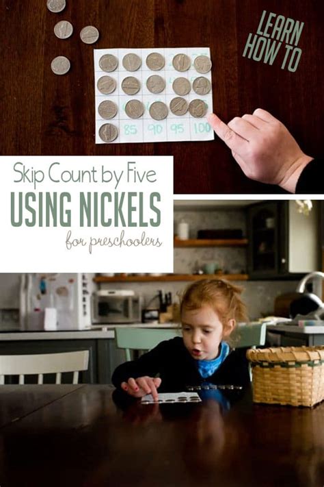 Simple Activity Learning to Skip Count by 5 with Nickels HOAWG