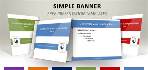 Simple Banner Free Template For Powerpoint And Impress Showeet