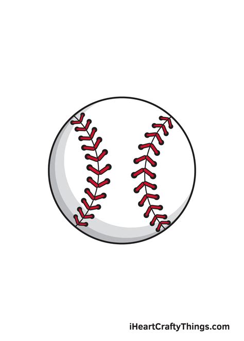 Simple Baseball Drawing