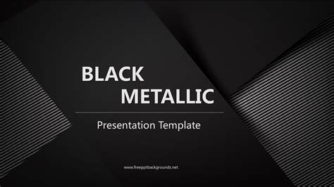 Simple Black Ppt Template