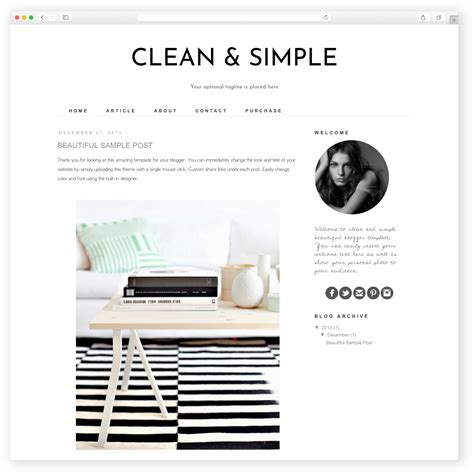 Simple Blog Template