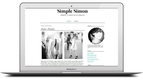 Simple Blogger Templates Free Of Simple Premade Blogger Template Black
