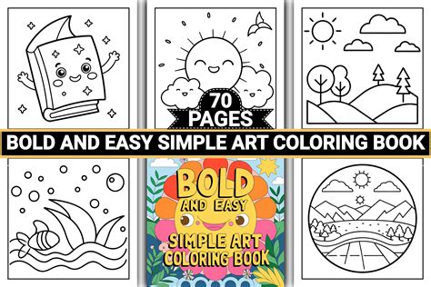 Simple Bold Coloring Pages