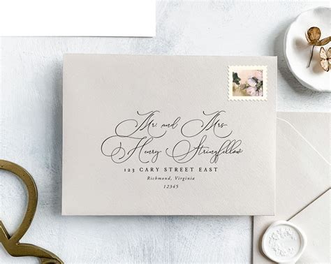 Simple Calendar Save the Date + Envelopes