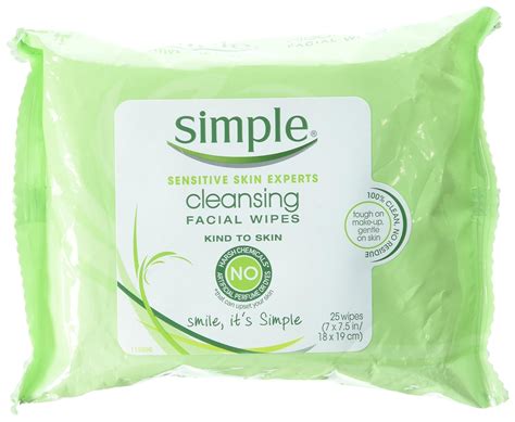 Simple Cleansing Facial Wipes 25 Count (Pack of 3) - YouTube