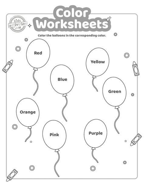 Simple Coloring Worksheets