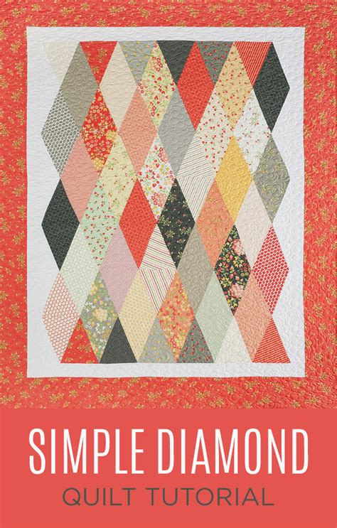 Simple Diamond Quilt Tutorial
