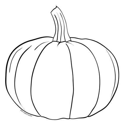 Simple Drawing Of A Pumpkin