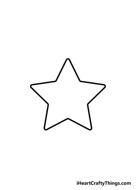 Simple Drawing Of A Star