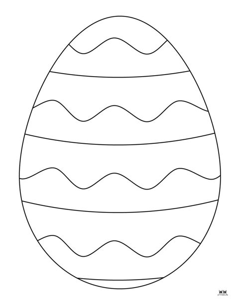 Simple Easter Eggs Coloring Pages Arts & Culture Coloring Pages