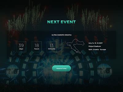Simple Event Countdown HTML Template by UniteTheme on Dribbble