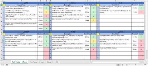 Simple Excel Task Tracker with SLA Tracking Free Project Management