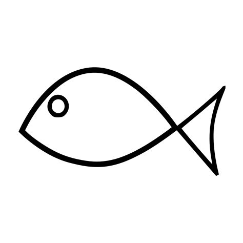 Simple Fish Line Art - Etsy