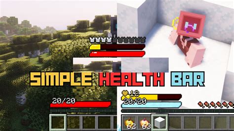 Simple Health Bar v1.1.3+1.21.4 Simple Health Bar Modrinth. 