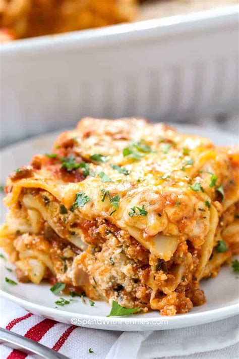 Simple Home made Lasagna Recipe – Spend With Pennies