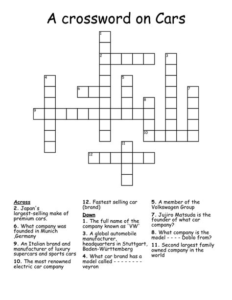 Simple Horn on antique cars crossword with Retro Ideas Antique and