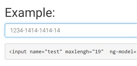 Simple Input Mask Directive For AngularJS Angular Script