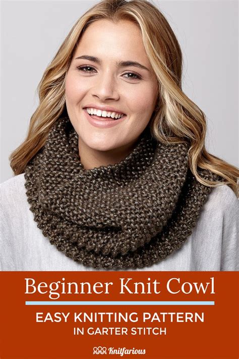 Simple Knit Cowl Pattern (Free, Easy Tutorial) - love. life.