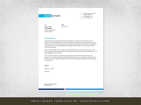 Simple Letterhead Template Free