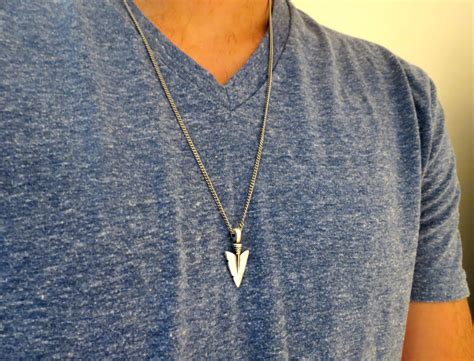 Simple Male Necklace - Etsy