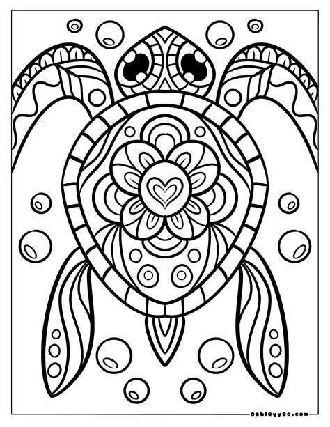 Simple Mandala Coloring Pages Animals Repeating patterns of the
