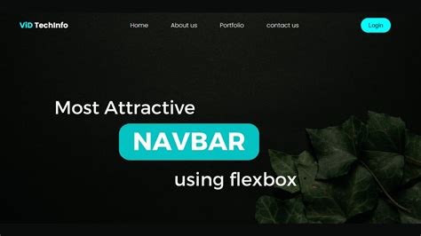 Simple Navbar With Flexbox Navbar CSS Tutorial YouTube.