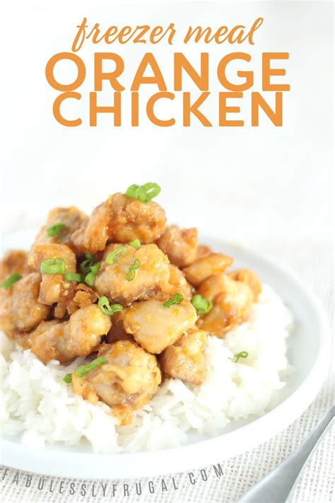 Simple Orange Chicken Freezer Meal Recipe - Fabulessly …